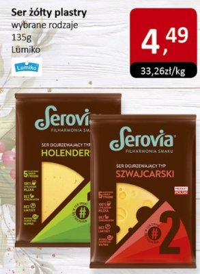 Ser żółty plastry wybrane rodzaje promocja w Market Point