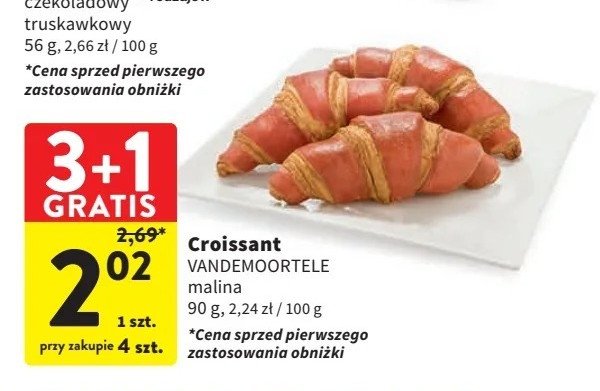 Croissant malina Vandemoortele promocja