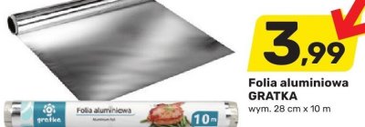 Folia aluminiowa GRATKA promocja w Bricomarche