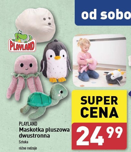 Maskotka dwustronna Playland promocja