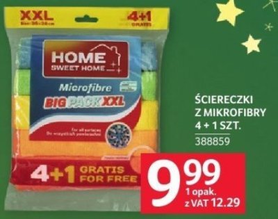 Ściereczki zmywakowe Home Microfibre 4+1 promocja w Selgros