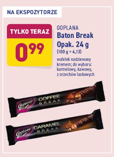 Baton coffee break Goplana promocja