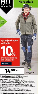 Czapka z dzianiny DEXTER promocja w Leroy Merlin