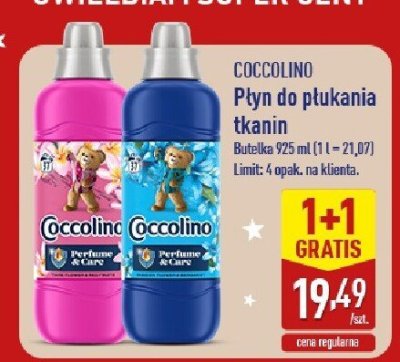 Płyn do płukania tkanin, różne rodzaje 1+1 GRATIS promocja w Aldi