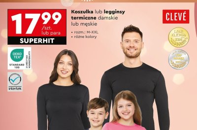 Koszulka termiczna damska / męska  promocja w Biedronka