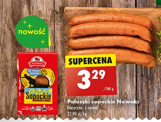 Paluszki sopockie z serem Nowak promocja