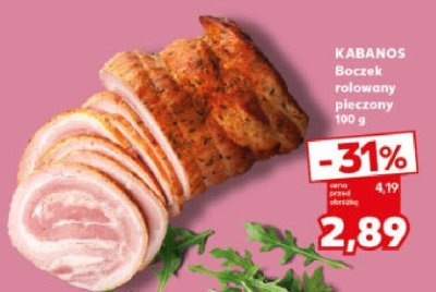 Boczek rolowany pieczony promocja w Kaufland
