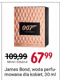Woda perfumowana James bond 007 for women promocja