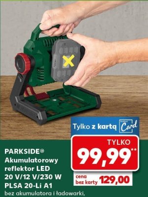 Reflektor akumulatorowy LED 20 V/12 V/230 W PLSA 20-Li A1 promocja w Kaufland