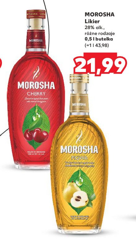 Wódka Morosha wiśniówka promocja w Kaufland