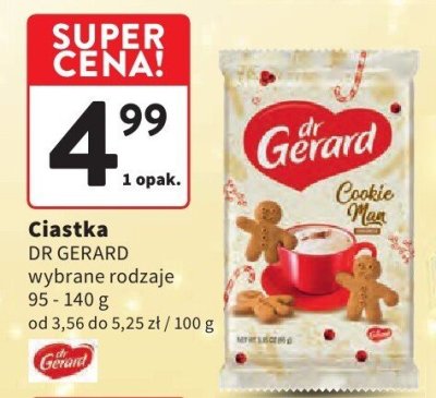 Ciastka Dr Gerard Cookie Mix wybrane rodzaje promocja w Intermarche