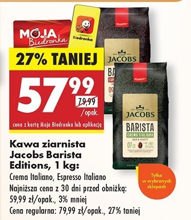 Kawa Jacobs barista editions espresso italiano promocja