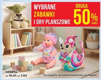 Zabawki i gry planszowe  promocja w Biedronka