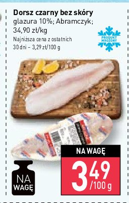 Filet z dorsza czarniaka bez sk贸ry Abramczyk promocja
