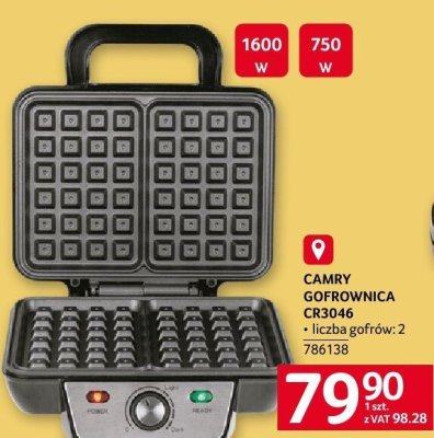 Gofrownica Camry CR3046 promocja w Selgros