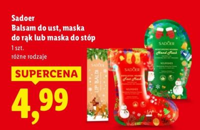 Maska do rąk promocja w Lidl
