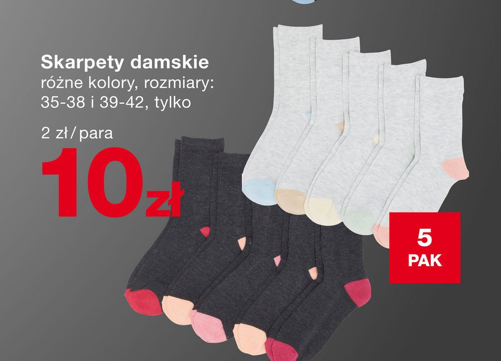 Skarpety damskie 35-38 promocja