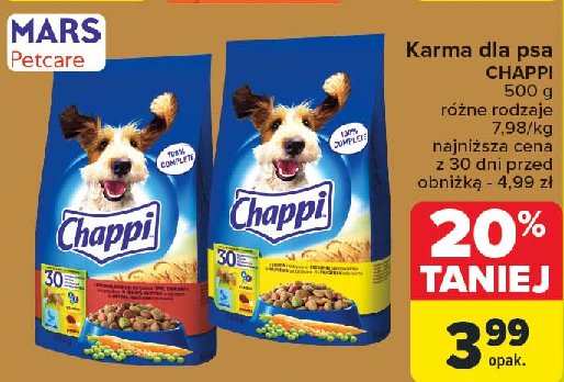 Karma dla psa wołowina i warzywa Chappi promocja