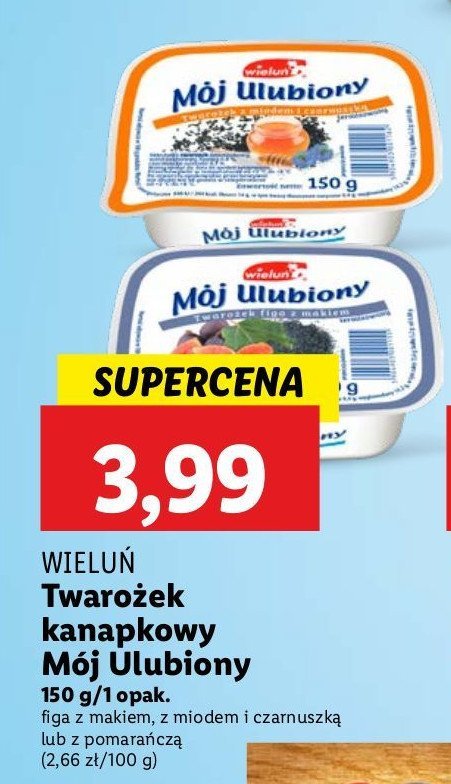 Twarożek z pomarańczą Wieluń mój ulubiony promocja