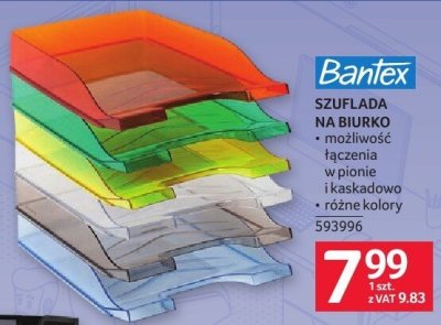 Szuflada na biurko Bantex różne kolory promocja w Selgros