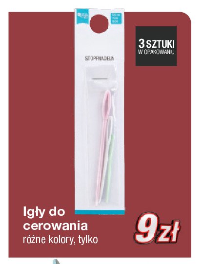 Igły do ceratowania promocja