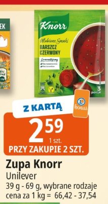 Zupa Knorr Unilever promocja w Leclerc