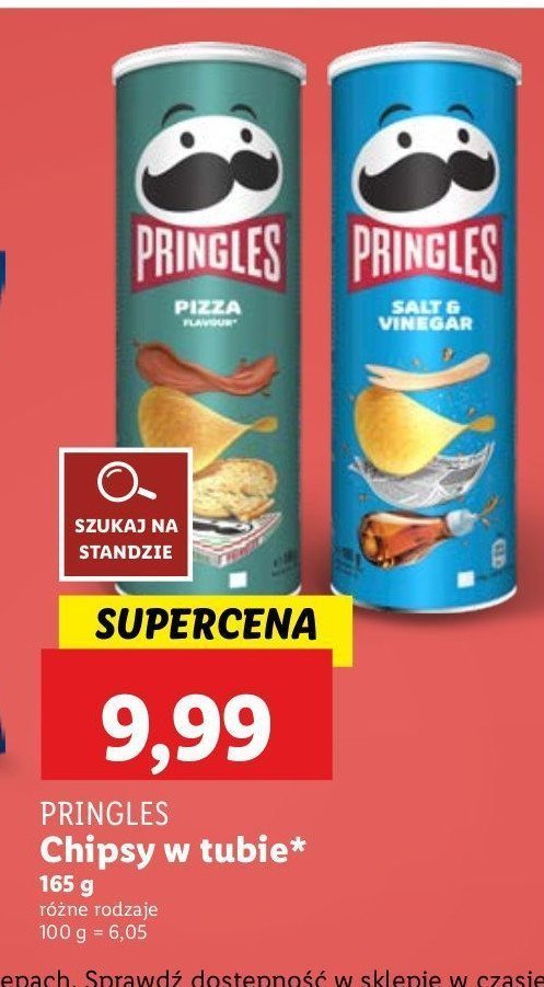 Chipsy salt & vinegar Pringles promocja