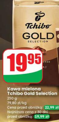 Kawa mielona Gold Selection 250 g promocja w Dino