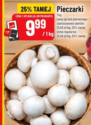 Pieczarki promocja w POLOmarket
