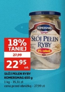 S艂贸j pe艂en ryby Komersmag promocja