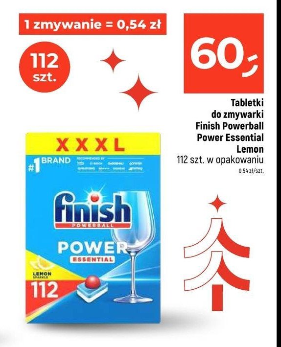 Tabletki do zmywarki lemon Finish power essential promocja