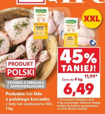 Podudzie / udo z polskiego kurczaka  promocja w Kaufland