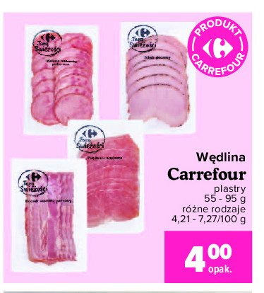 Polędwica wędzona Carrefour targ świeżości promocja