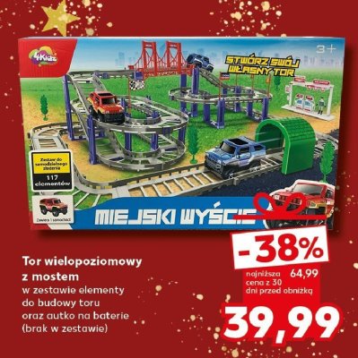 Tor wielopoziomowy z mostem promocja w Kaufland