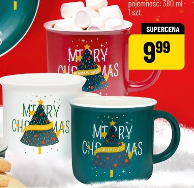 Kubek świąteczny Merry Christmas promocja w POLOmarket