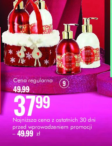 Zestaw red christmas: mydło do rąk 250 ml + krem do rąk 250 ml Vivian gray promocja