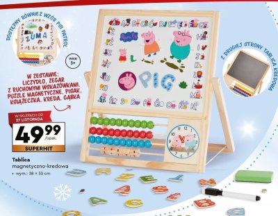 Tablica magnetyczno-kredowa promocja w Biedronka