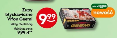 Zupy błyskawiczne Vifon Geemi promocja w Żabka