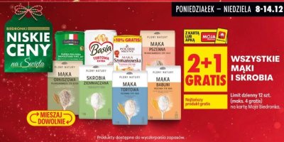 Mąka pszenna Basia Polskie Młyny, 1 kg promocja w Biedronka