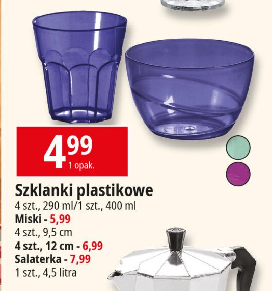 Szklanki plastikowe 290 ml promocja