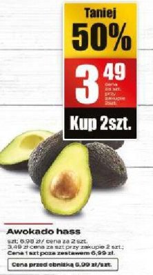 Awokado hass promocja w Supeco