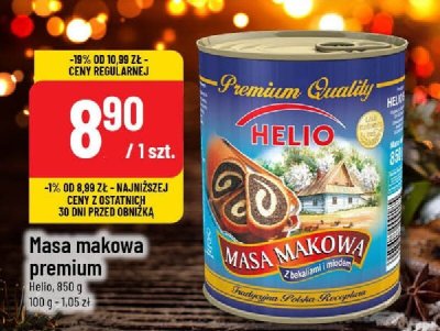 Masa makowa premium Helio promocja w POLOmarket