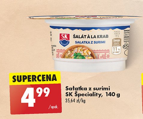 Sałatka rybna Sk speciality promocja