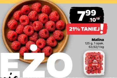 Malina 125 g promocja w Netto
