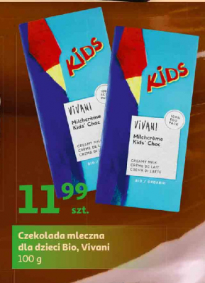 Czekolada dla dzieci Vivani promocja