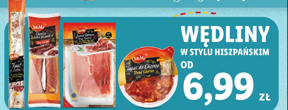 Kie艂basa suszona chorizo pamplona Sol&mar promocja