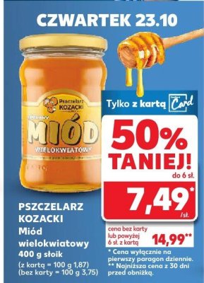 Mi贸d wielokwiatowy nektarowy Carrefour promocja w Kaufland