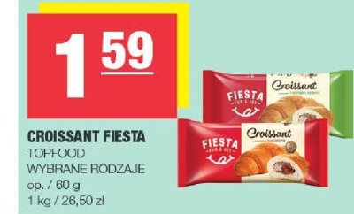 Croissant Fiesta Topfood wybrane rodzaje promocja w SPAR