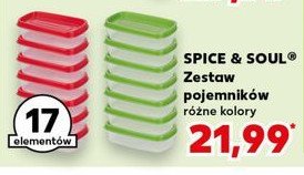 Zestaw pojemników Spice&soul promocja w Intermarche