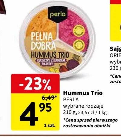 Hummus trio Perla promocja